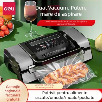 Mașină de vidat 14891/14892 – ABS + oțel inoxidabil, 120W, 220V, Funcție vidare, Model 14891