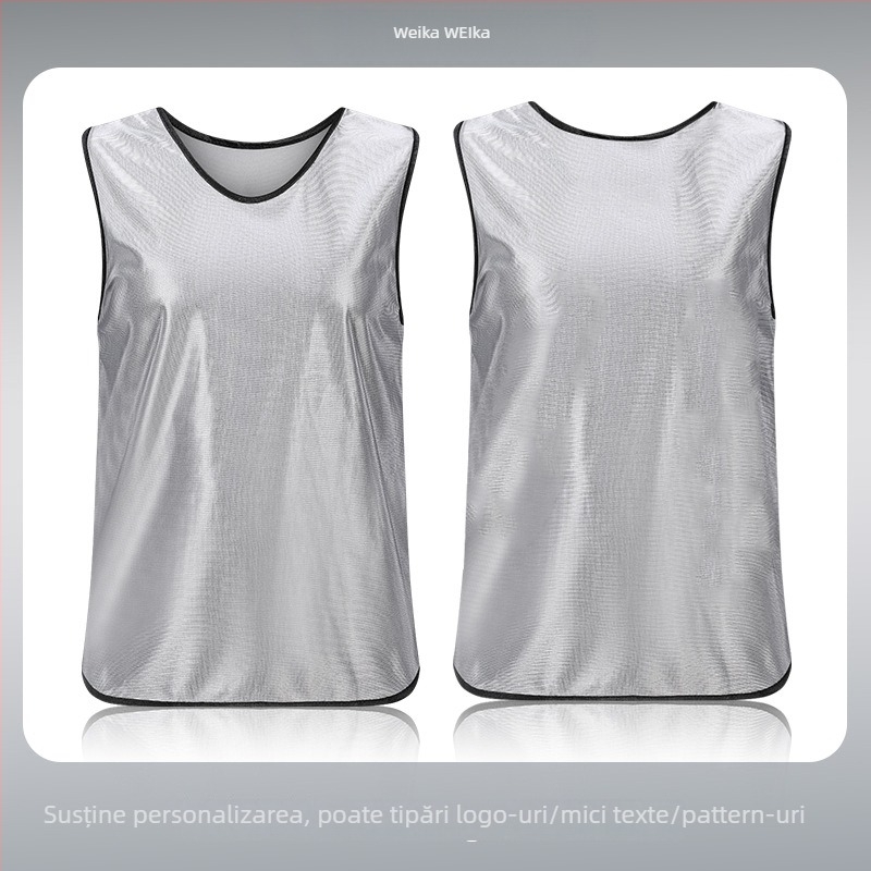 Vestă de team-building pentru adulți și copii, veste din poliester pentru antrenament de fotbal și baschet, cu grafice imprimate și dimensiuni ale fontului