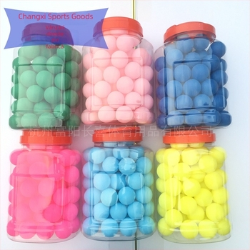 Mingi de tenis de masă Long Joy — textură sablată, fără cusuri, PP material, personalizare disponibilă