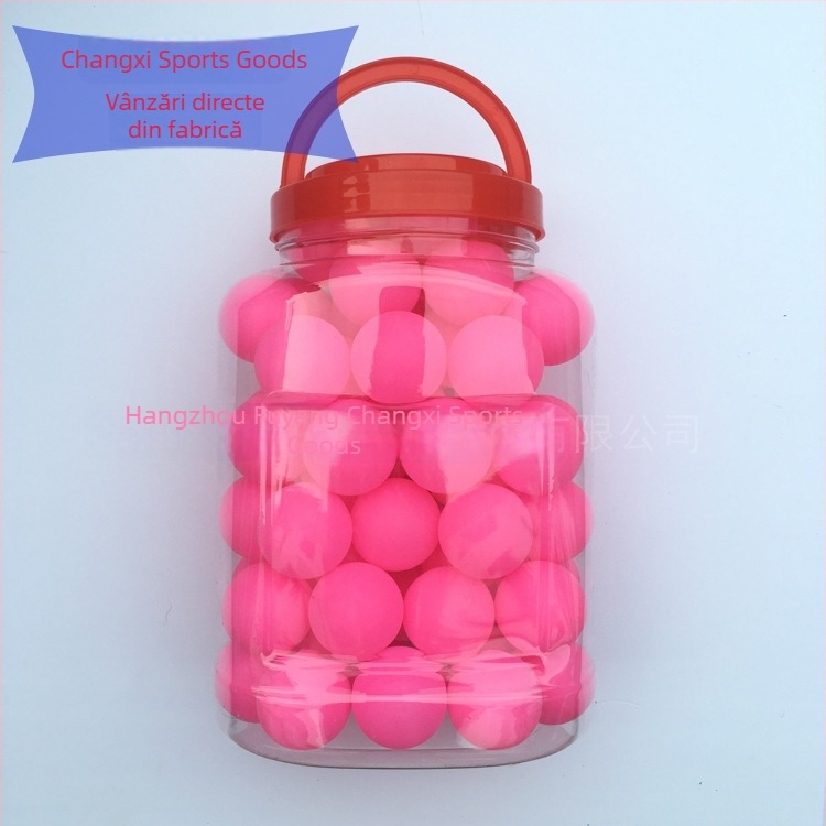 Mingi de tenis de masă Long Joy — textură sablată, fără cusuri, PP material, personalizare disponibilă