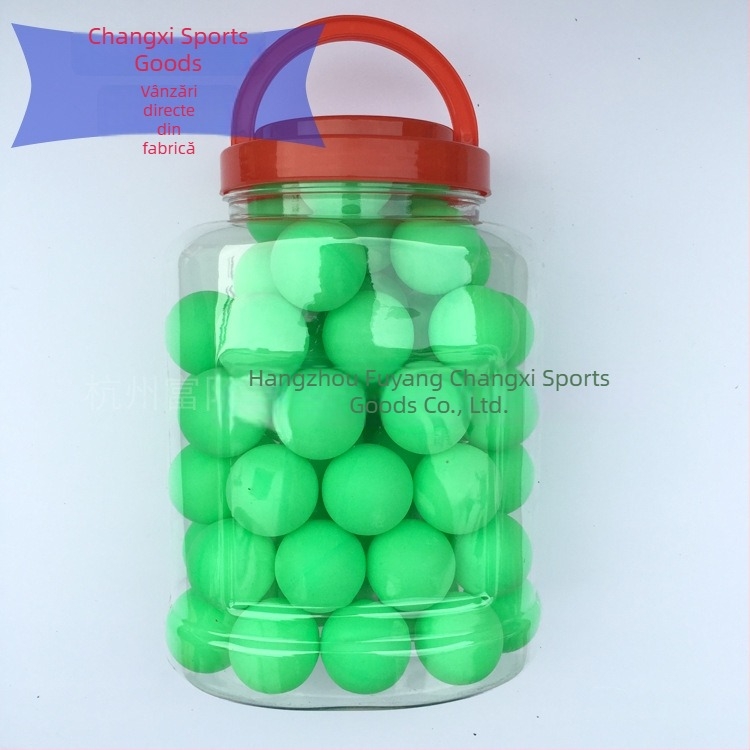 Mingi de tenis de masă Long Joy — textură sablată, fără cusuri, PP material, personalizare disponibilă