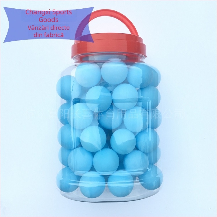 Mingi de tenis de masă Long Joy — textură sablată, fără cusuri, PP material, personalizare disponibilă