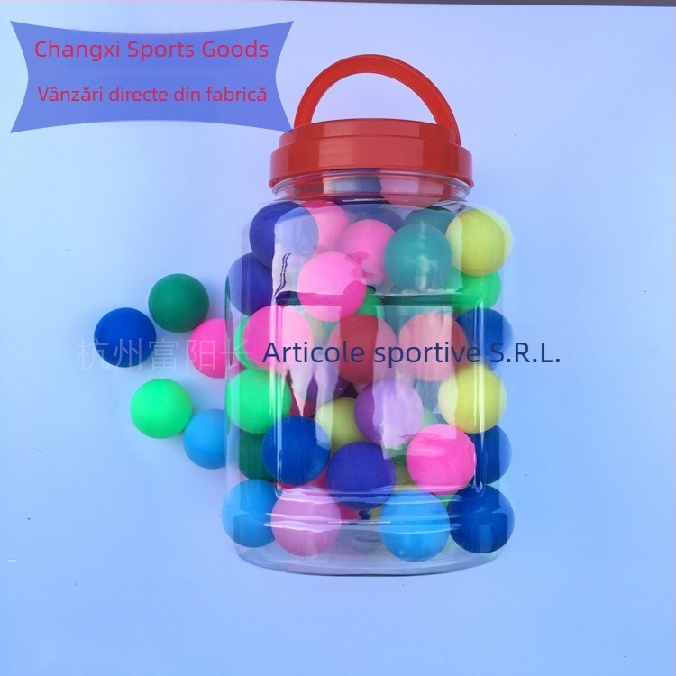 Mingi de tenis de masă Long Joy — textură sablată, fără cusuri, PP material, personalizare disponibilă