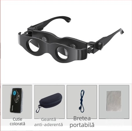 Telescop de pescuit cu optică HD, zoom reglabil, lentilă polarizată pentru pescuit în aer liber