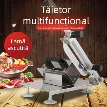 Feliator manual pentru rulouri de miel — pentru carne congelată și gătită, pentru uz casnic și comercial