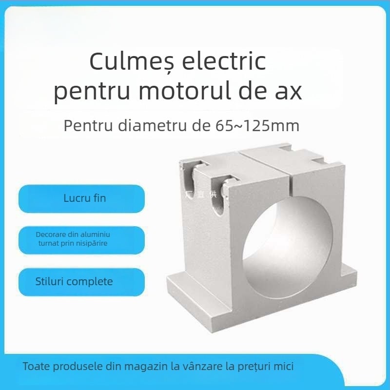Suport pentru arborele motor al mașinii de gravură, bază din aluminiu turnat, cu dinți anti-derapare