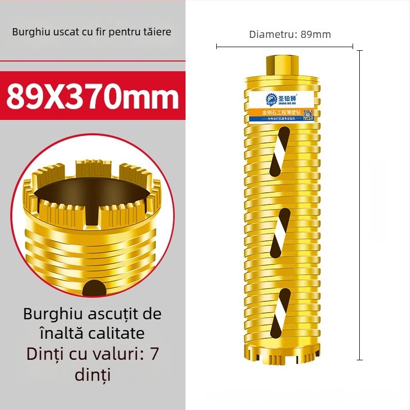 San Platinum Lion bur pentru uscat pentru pereți din beton – deschizător de găuri