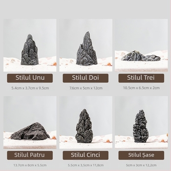 Piatră rockery pentru bonsai — decor interior, ciment compozit, stil pastoral, marcă Fir Plum, Meșteșug 3488641