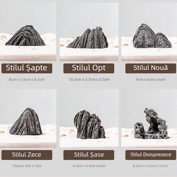 Piatră rockery pentru bonsai — decor interior, ciment compozit, stil pastoral, marcă Fir Plum, Meșteșug 3488641