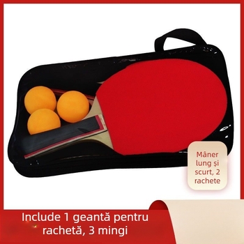 Rachetă de ping-pong pentru începători – Material PP, compatibilă cu priza Shakehand și Penhold, rachetă de antrenament