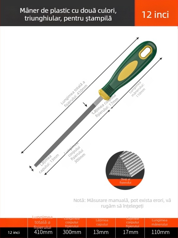 Set Shengda de unelte pentru fișiere și șlefuire, fișiere asortate cu profiluri duble, material aliaj, personalizare procesare