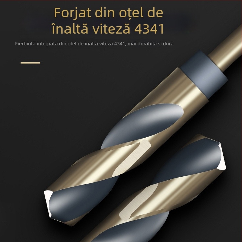 Burghiu cu con M43 cobalt, ax de 1/2 inch, pentru oțel inoxidabil și aliaje de fier, burghiu-reamer