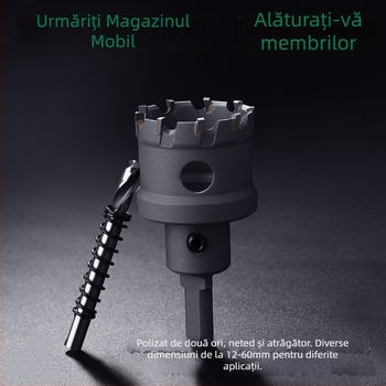 Topson Deschizător de Găuri cu Carbide pentru Fier – Calitate Industrială, Oțel Inoxidabil Rezistent la Uzură