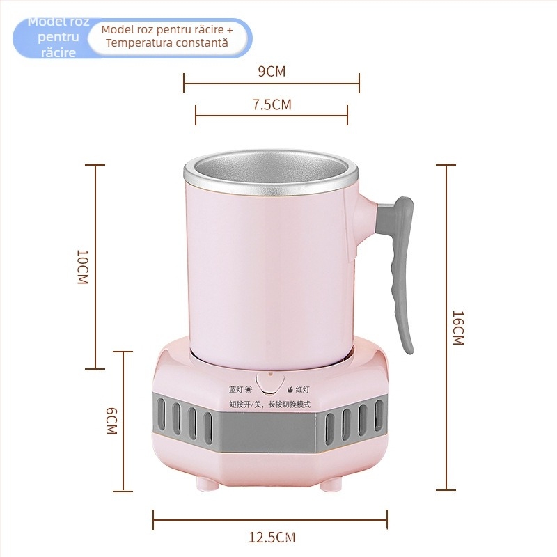 Qundele cană duală rece și cald, răcire rapidă, 500 ml, 36W, control prin atingere