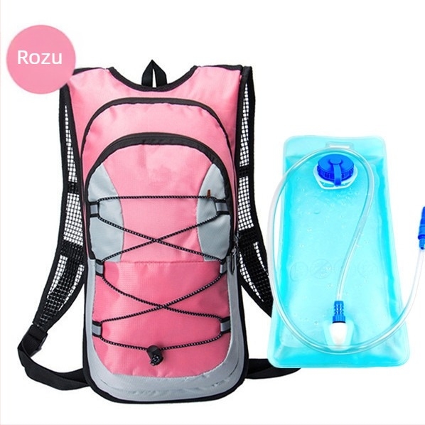 Rucsac de hidratare cu rezervor de apă, ușor și respirabil, impermeabil, Unisex, Model FL1654, Poliester, pentru schi, alpinism, drumeții, camping și călărie