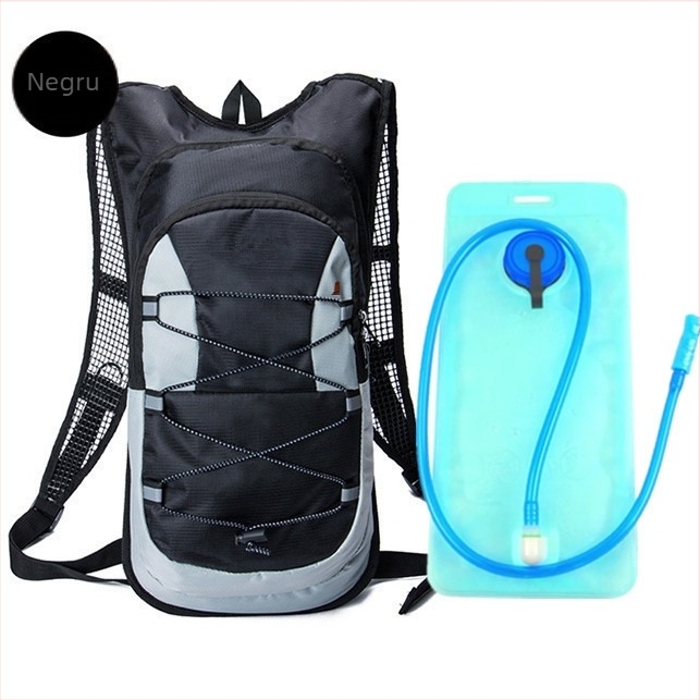 Rucsac de hidratare cu rezervor de apă, ușor și respirabil, impermeabil, Unisex, Model FL1654, Poliester, pentru schi, alpinism, drumeții, camping și călărie