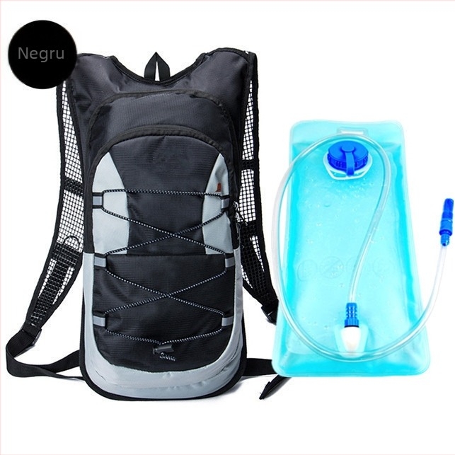 Rucsac de hidratare cu rezervor de apă, ușor și respirabil, impermeabil, Unisex, Model FL1654, Poliester, pentru schi, alpinism, drumeții, camping și călărie