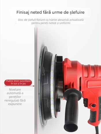 Enned Polizor de Perete Compact – Șlefuire fără praf și Finisare a chitului (Brand: Enned)