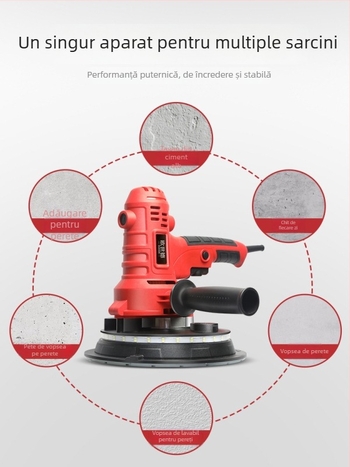 Enned Polizor de Perete Compact – Șlefuire fără praf și Finisare a chitului (Brand: Enned)