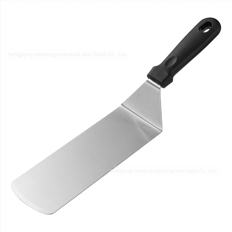 Set lingură și spatulă din oțel inoxidabil, mânere PP, rezistență la temperaturi înalte