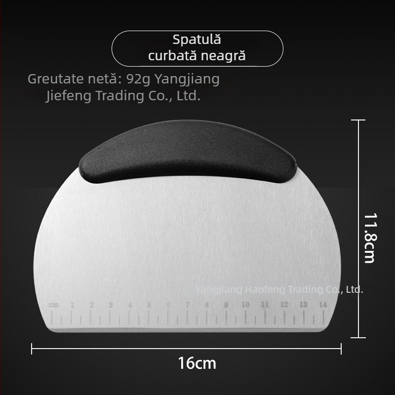 Set lingură și spatulă din oțel inoxidabil, mânere PP, rezistență la temperaturi înalte