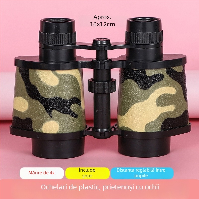 Binocluri pentru copii, camuflate, autofocus, telescop kaleidoscopic Sheng bangrong