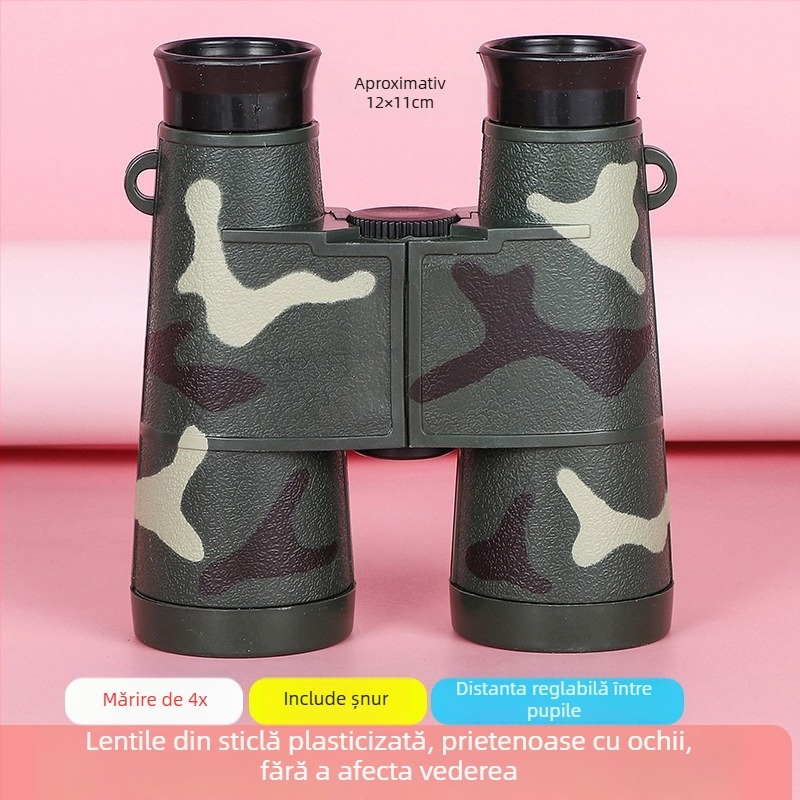 Binocluri pentru copii, camuflate, autofocus, telescop kaleidoscopic Sheng bangrong