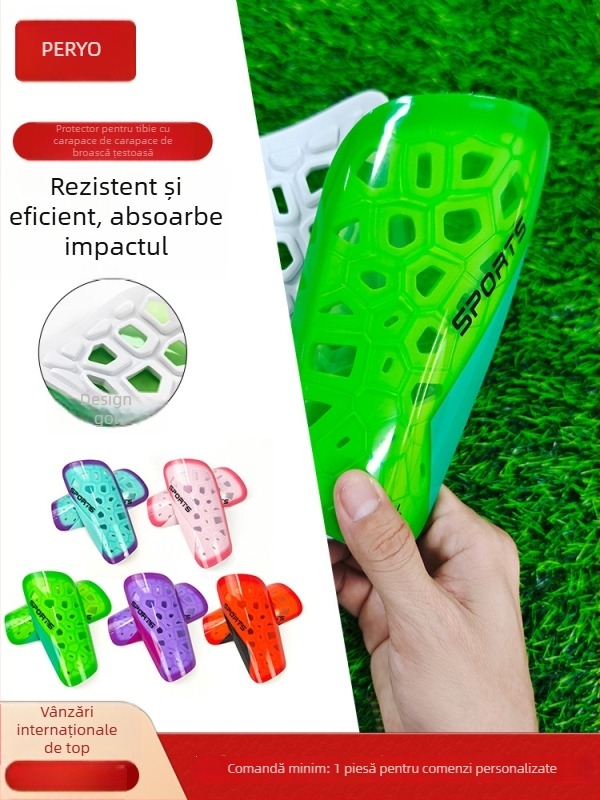 Protecții tibiale (tip insert) cu pernă de protecție mai groasă, material PU, potrivite pentru fotbal, baschet și volei, personalizare disponibilă