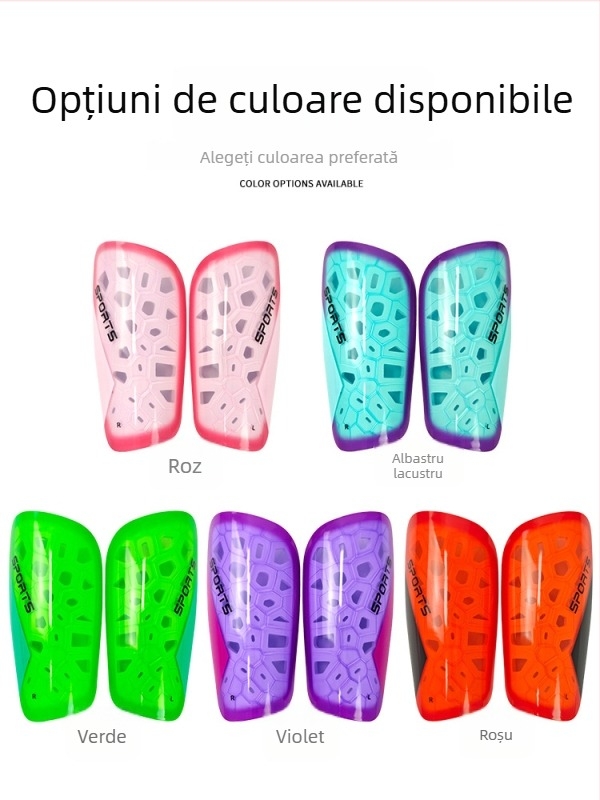 Protecții tibiale (tip insert) cu pernă de protecție mai groasă, material PU, potrivite pentru fotbal, baschet și volei, personalizare disponibilă