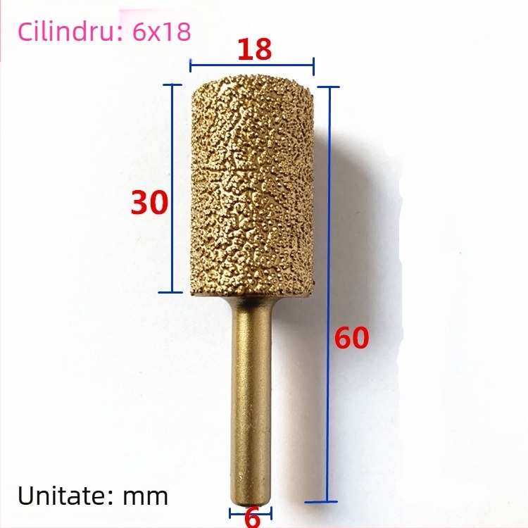 Cap de șlefuire din fontă cu diamant pentru bormașină manuală – pentru fontă, piatră și ceramică, personalizabil