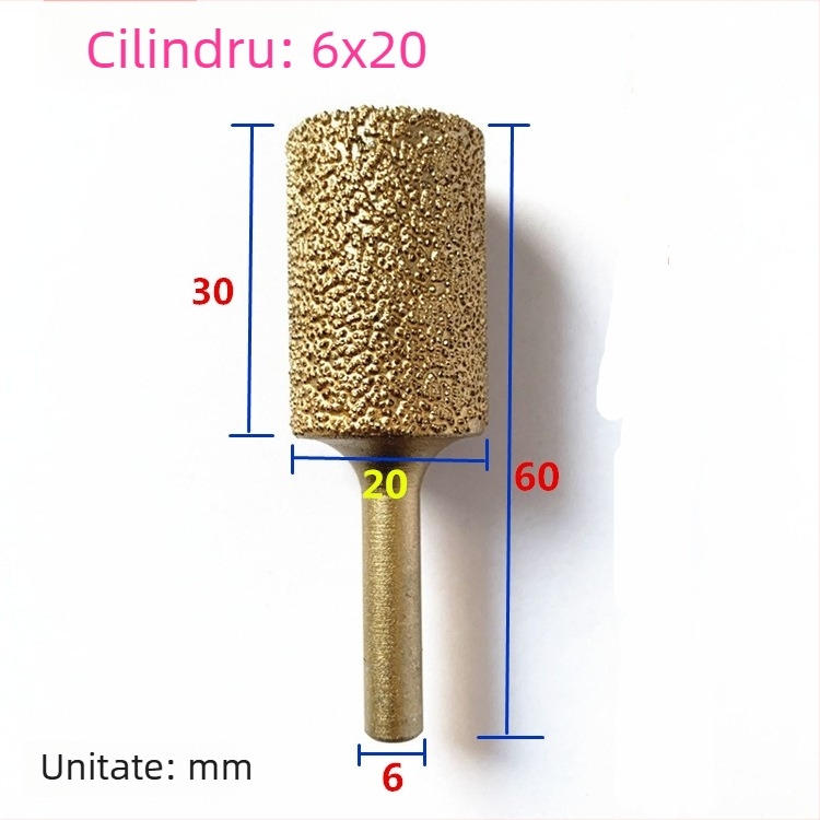 Cap de șlefuire din fontă cu diamant pentru bormașină manuală – pentru fontă, piatră și ceramică, personalizabil