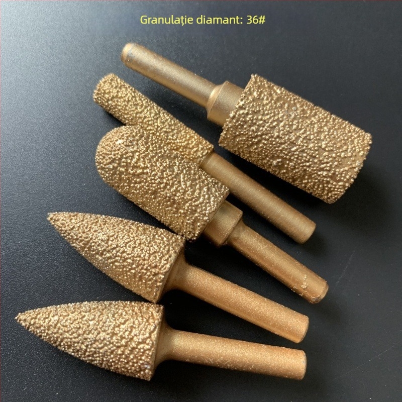 Cap de șlefuire din fontă cu diamant pentru bormașină manuală – pentru fontă, piatră și ceramică, personalizabil