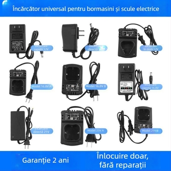 Bormașină manuală, multi-tensiune 12–25V, înainte/înapoi, fără reglaj de viteză, interval de tensiune 220V