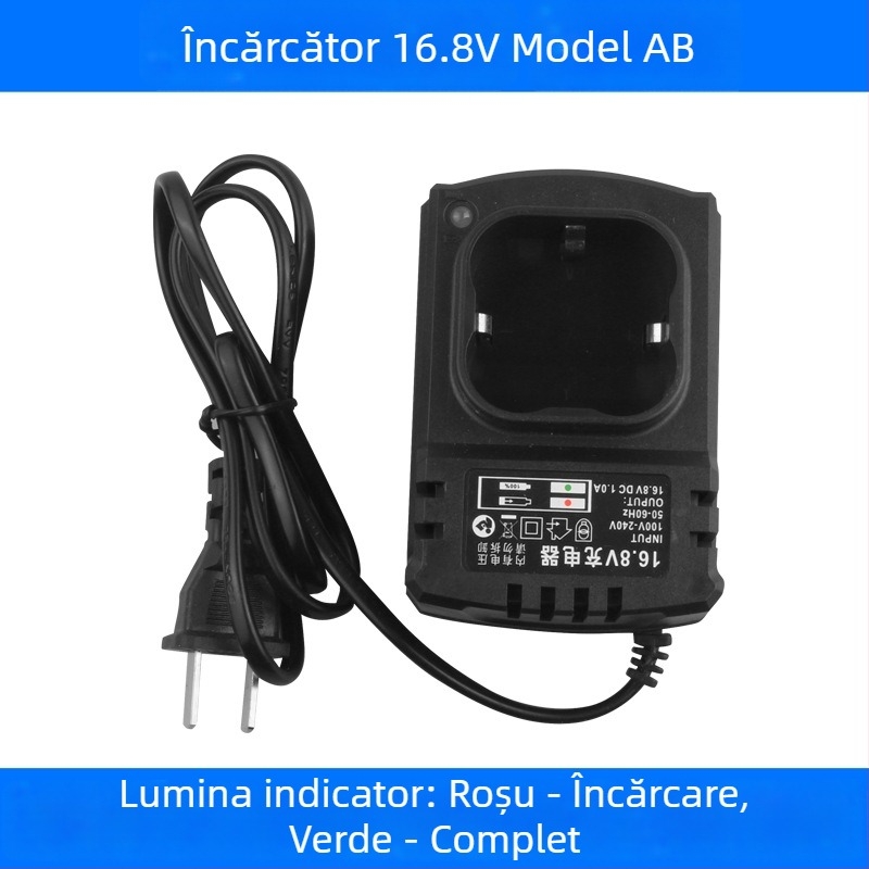 Bormașină manuală, multi-tensiune 12–25V, înainte/înapoi, fără reglaj de viteză, interval de tensiune 220V