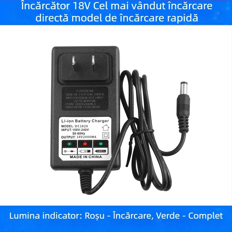 Bormașină manuală, multi-tensiune 12–25V, înainte/înapoi, fără reglaj de viteză, interval de tensiune 220V