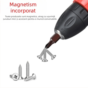 Bit hexagonal magnetic pentru șurubelniță electrică, 25 mm; Marcă: Other; Material: Sandalwood