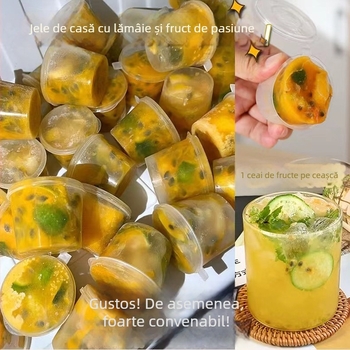 Cănițe de plastic pentru sosuri, de unică folosință, cu capac, compatibile cu microundele, pachet 1000