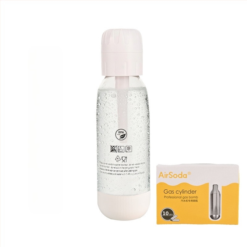 Mașină de apă cu sifon – Portabilă pentru uz casnic, pentru băuturi carbogazoase DIY, Brand: sodayylian, Material corp: PET