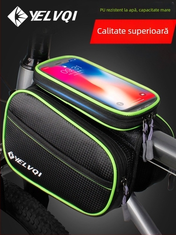 Geantă pentru țeava superioară a bicicletei, impermeabilă, 5 L, model ylqb001, pentru bicicletă de munte