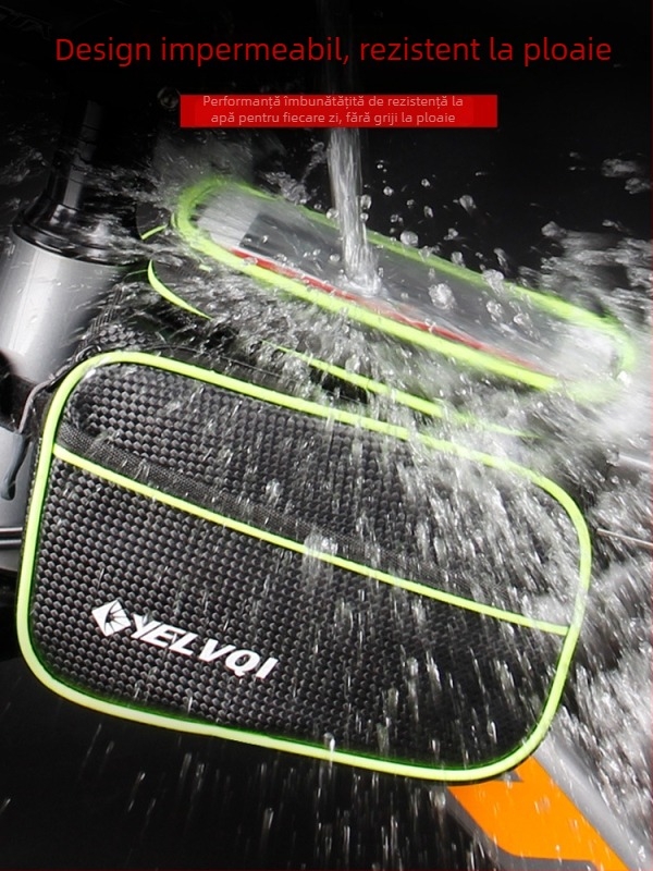 Geantă pentru țeava superioară a bicicletei, impermeabilă, 5 L, model ylqb001, pentru bicicletă de munte