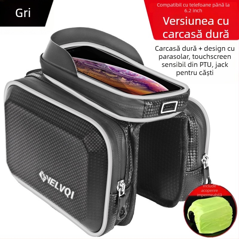 Geantă pentru țeava superioară a bicicletei, impermeabilă, 5 L, model ylqb001, pentru bicicletă de munte