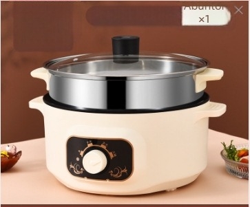 Oală electrică multifuncțională pentru gătit, capacitate 2.1–4 L, pentru 2–3 persoane, liner din oțel inoxidabil 201, 1–2 straturi, modelul 701