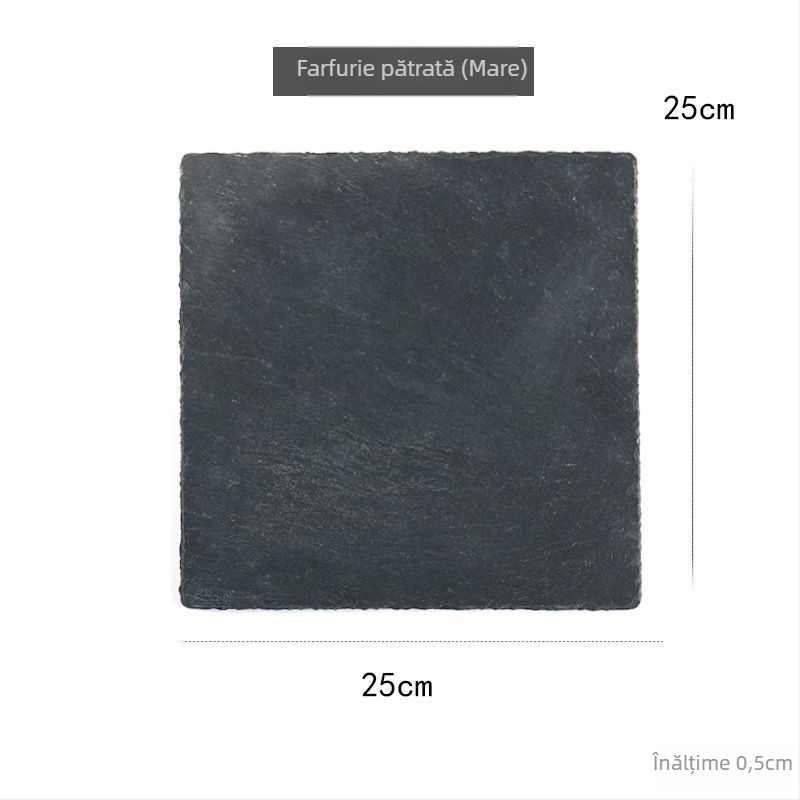 Placă din piatră de porțelan, suprafață mată, formă dreptunghiulară, stil japonez.