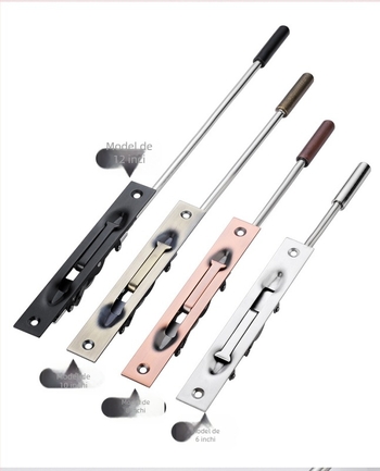 Zăvor ascuns pentru ușă, tip F, oțel inoxidabil 304, electroplacare, stil modern