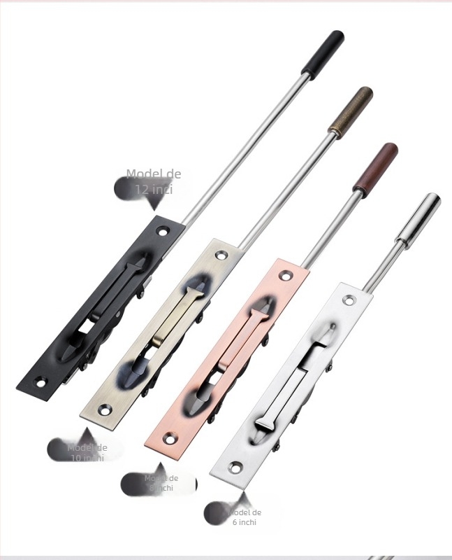 Zăvor ascuns pentru ușă, tip F, oțel inoxidabil 304, electroplacare, stil modern