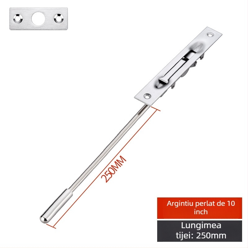 Zăvor ascuns pentru ușă, tip F, oțel inoxidabil 304, electroplacare, stil modern