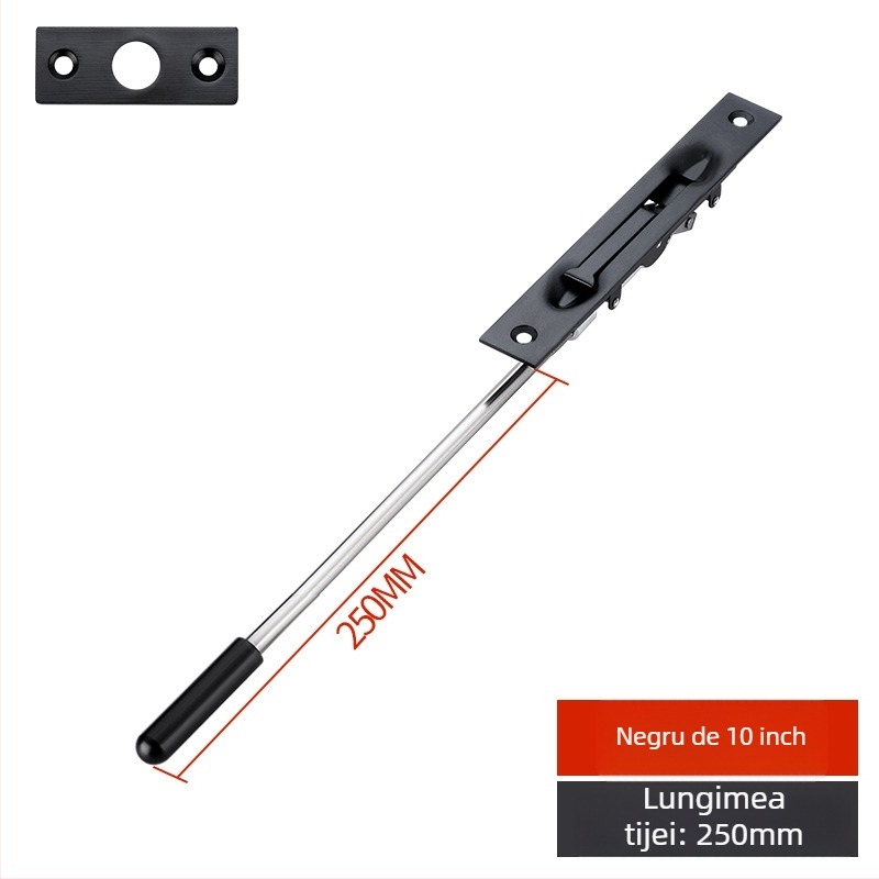 Zăvor ascuns pentru ușă, tip F, oțel inoxidabil 304, electroplacare, stil modern