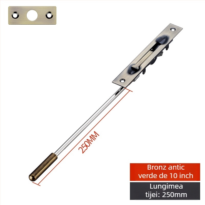 Zăvor ascuns pentru ușă, tip F, oțel inoxidabil 304, electroplacare, stil modern