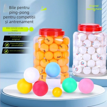 Mingile de tenis de masă pentru antrenament și competiții, material PP, potrivite pentru tenis de masă și badminton