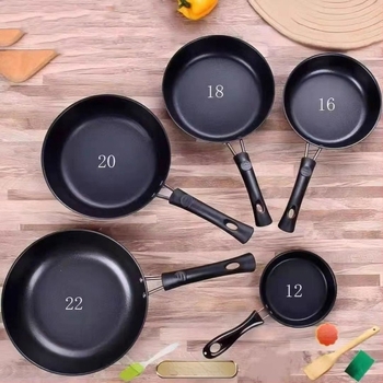 Tigaie de prăjit cu piatră Maifan, antiaderentă, capac de sticlă (Compatibil Inducție, Fund simplu, Plită generală)